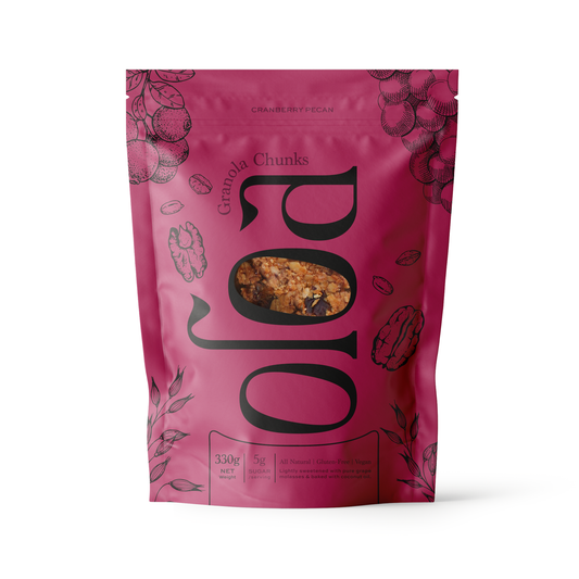 Oloa Cranberry Pecan Granola Chunks