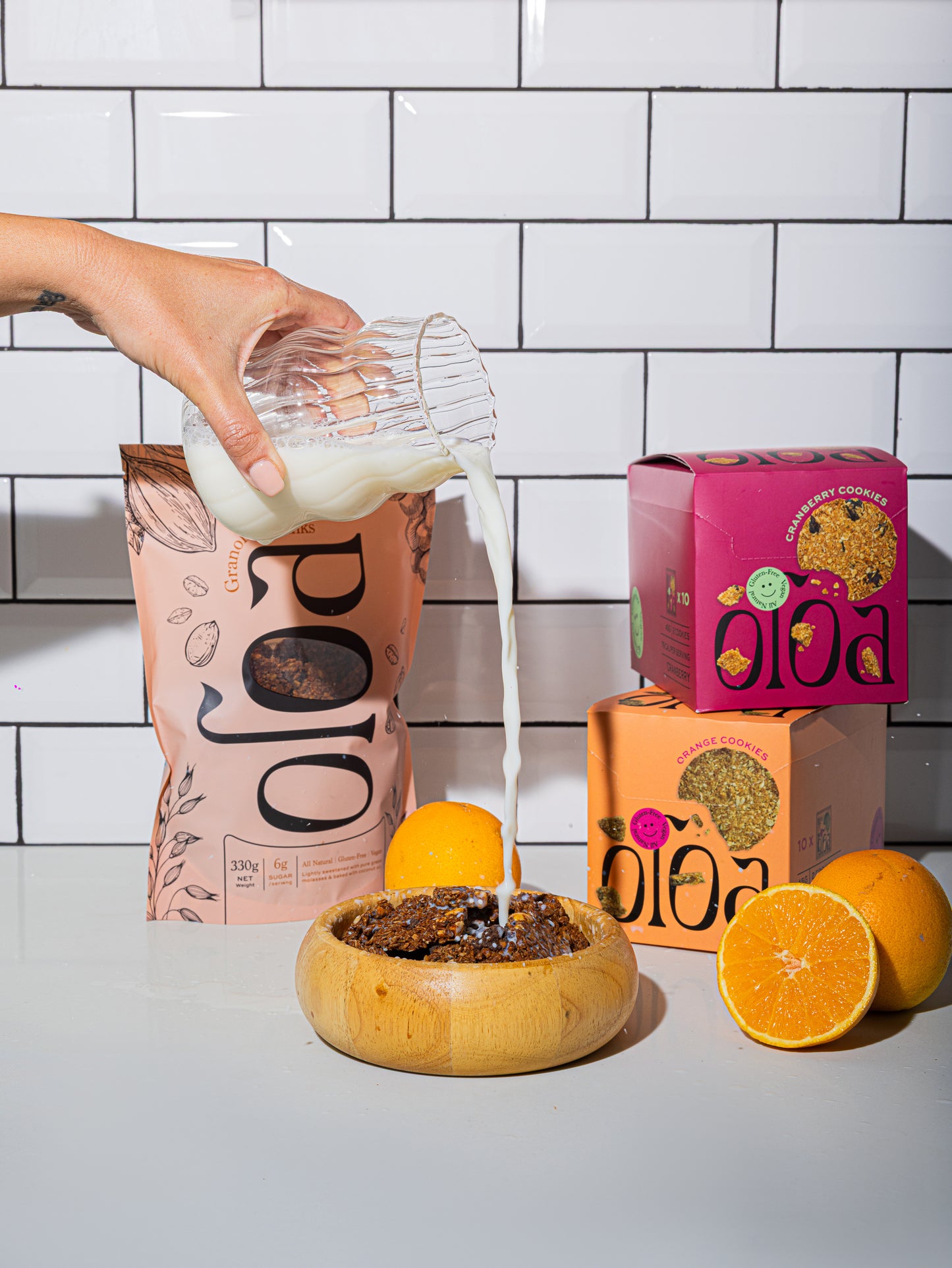 Oloa Dark Chocolate Peanut Butter Granola Chunks